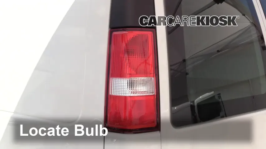 2017 GMC Savana 2500 4.8L V8 FlexFuel Extended Cargo Van Lights Tail Light (replace bulb)